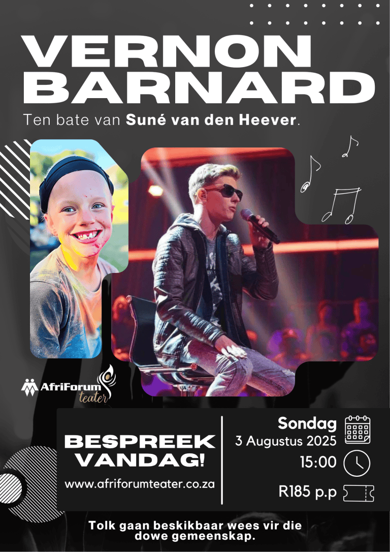 Vernon Barnard – ten bate van Suné van den Heever