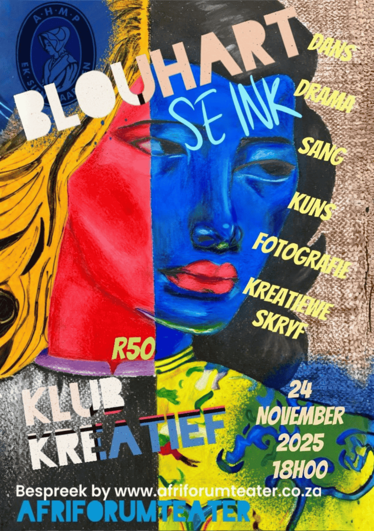 AHMP Klub Kreatief: Blouhart se ink