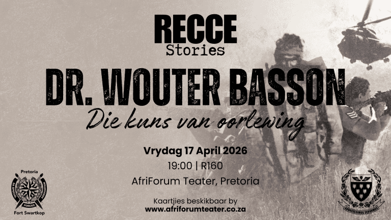 Recce-storieaand, met dr. Wouter Basson – Die kuns van oorlewing