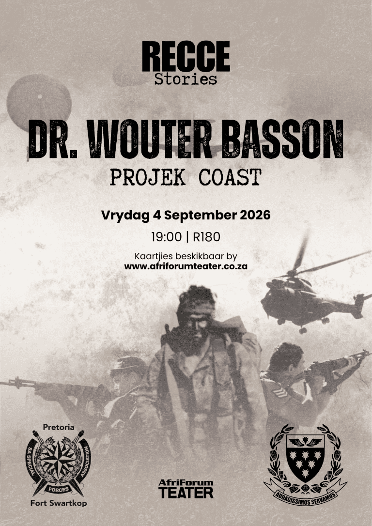 Recce-storieaand, met dr. Wouter Basson – Projek Coast