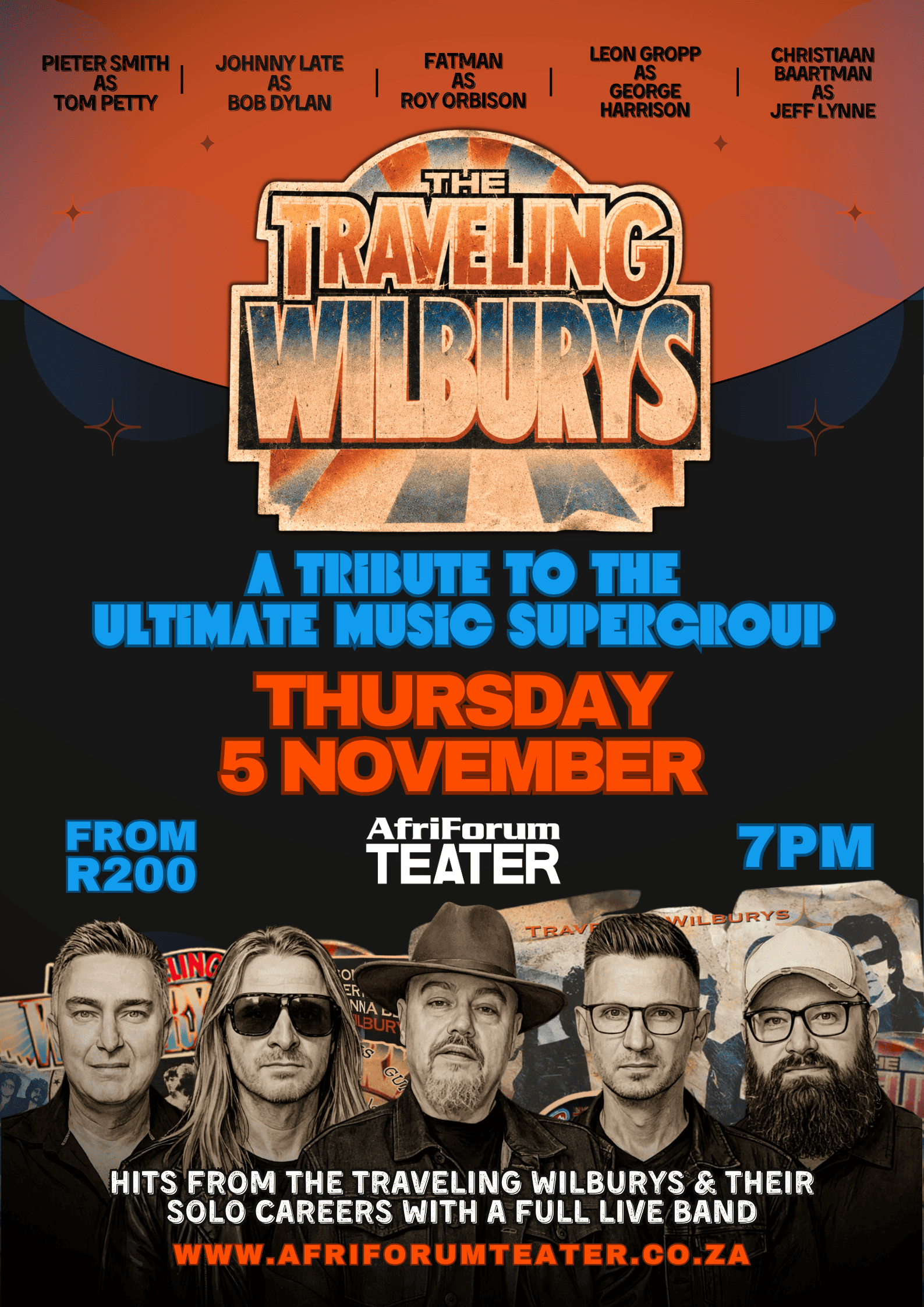 THE TRAVELING WILBURYS SHOW POSTER (A1)